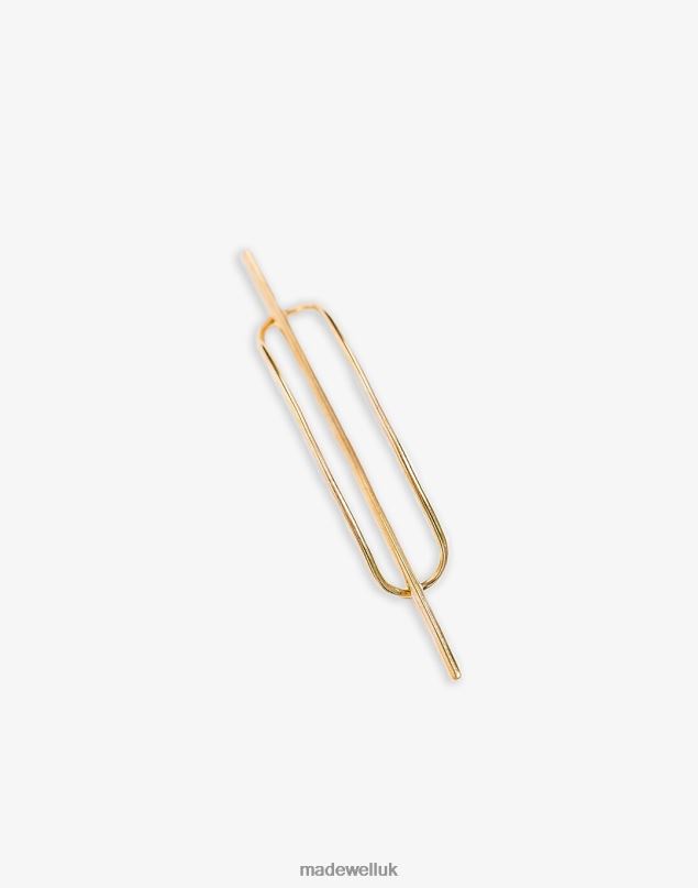 Madewell Women LAUDE the Label Petite Oval Hair Pin Accessories Gold 8P4861778