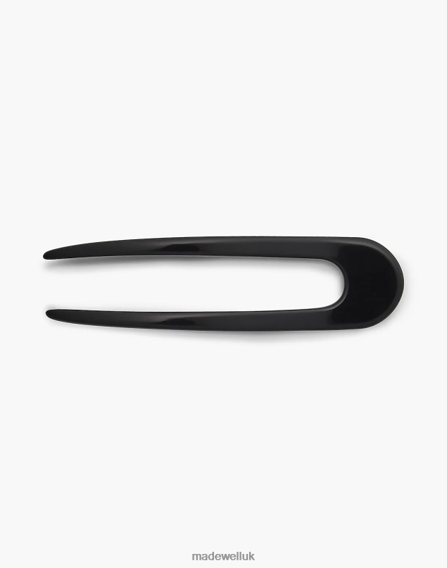 Madewell Women MACHETE French Hair Pin Accessories Black 8P4861786