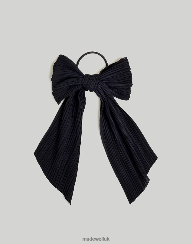 Madewell Women Plisse Scrunchie Accessories True Black 8P486790