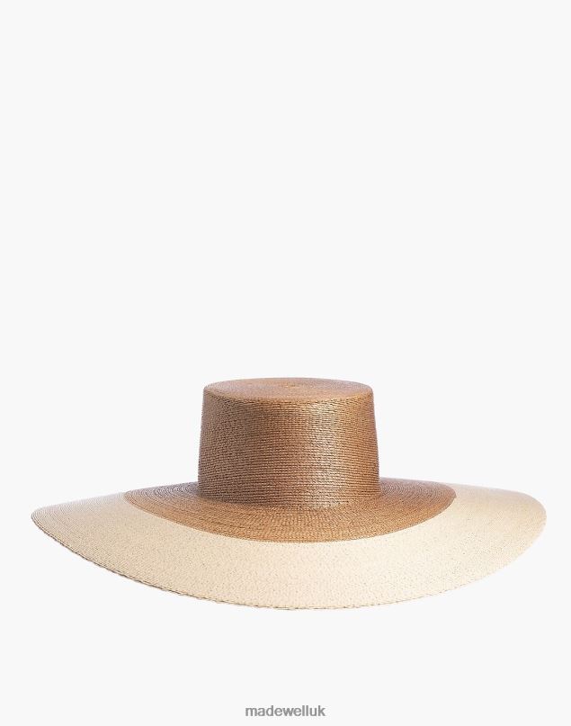 Madewell Women ASN Straw Mallorca Wide-Brimmed Hat Accessories Natural 8P4861239