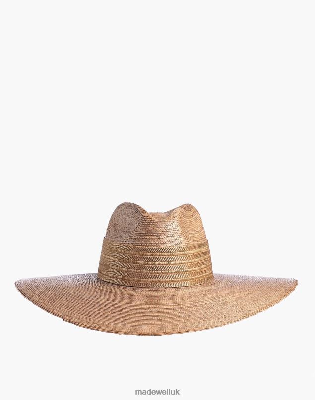 Madewell Women ASN Straw Wide-Brimmed Hat Accessories Natural 8P4861242