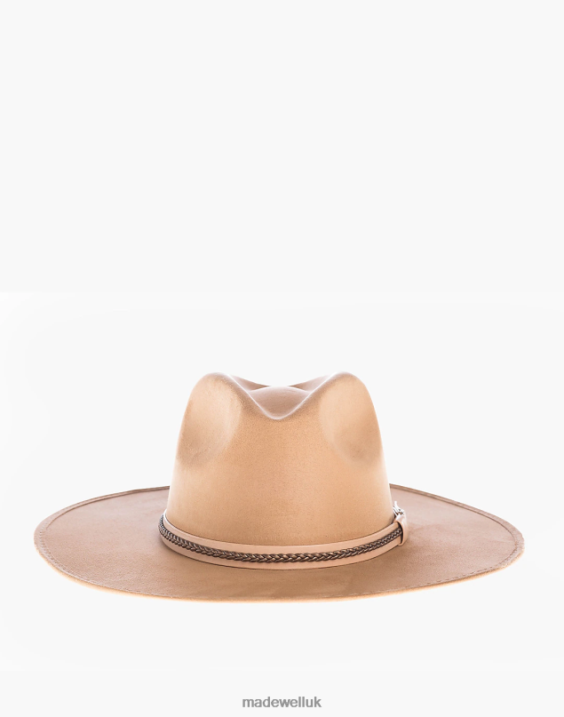 Madewell Women ASN Vegan Suede Denali Rancher Hat Accessories Tan 8P4861246