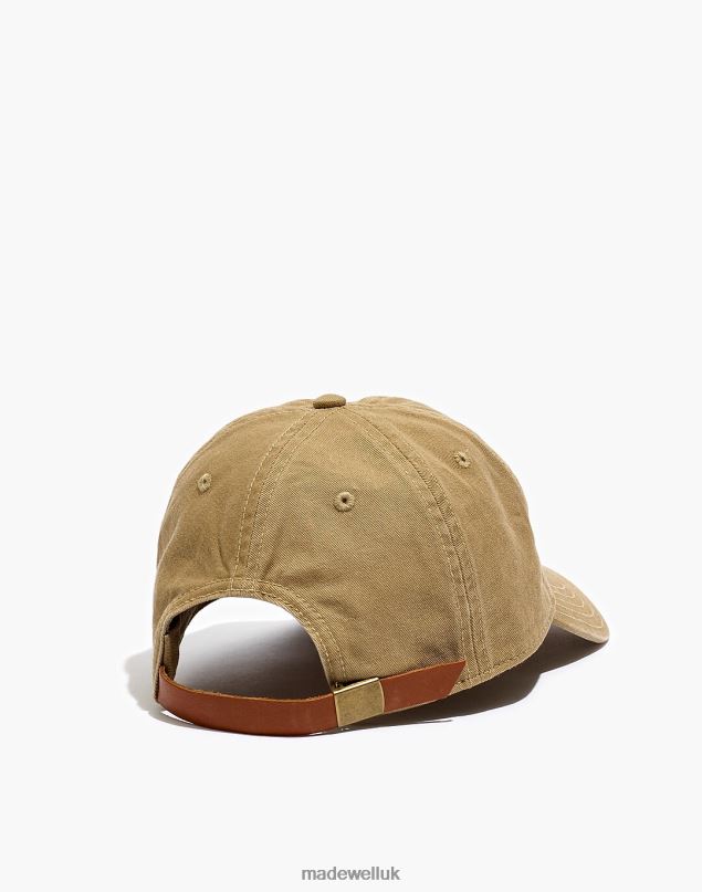 Madewell Women Organic Cotton Broken-In Baseball Cap Accessories Alabaster 8P486796