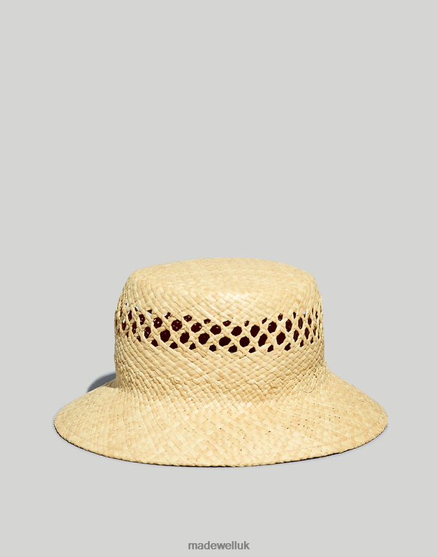Madewell Women Straw Bucket Hat Accessories Natural Multi 8P486818