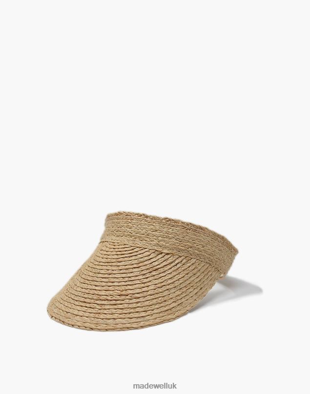 Madewell Women WYETH Courtney Packable Fedora Hat Accessories Natural 8P486792