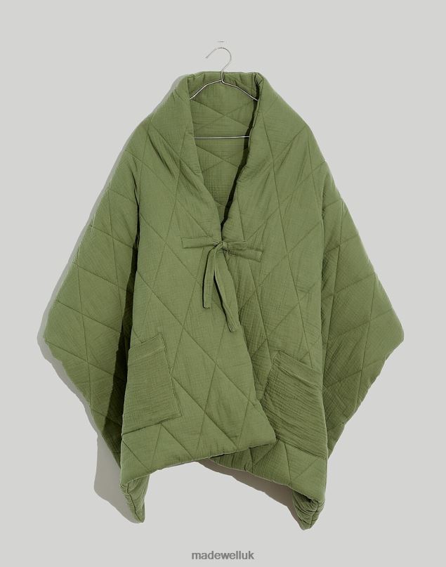 Madewell Women Quilted Scarf Accessories Faded Palm 8P4861002