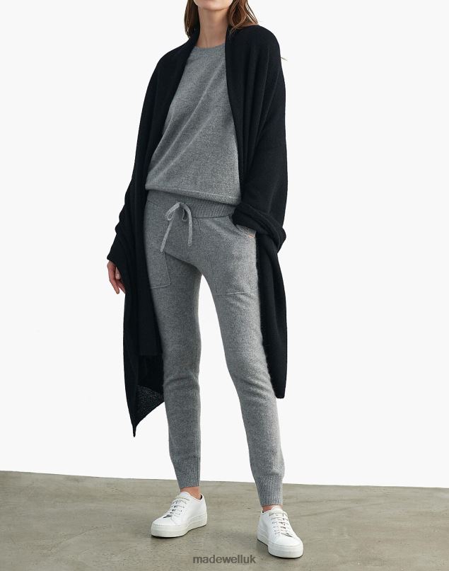 Madewell Women Warren Cashmere Travel Wrap Accessories Black 8P4862399