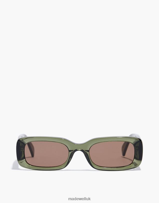 Madewell Women Baymont Square Sunglasses Accessories Garnet Stone 8P4861028