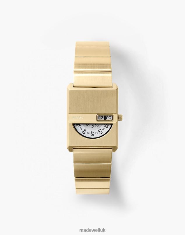 Madewell Women BREDA Pulse Tandem Metal Bracelet Watch, 26mm Accessories Gold 8P4861314