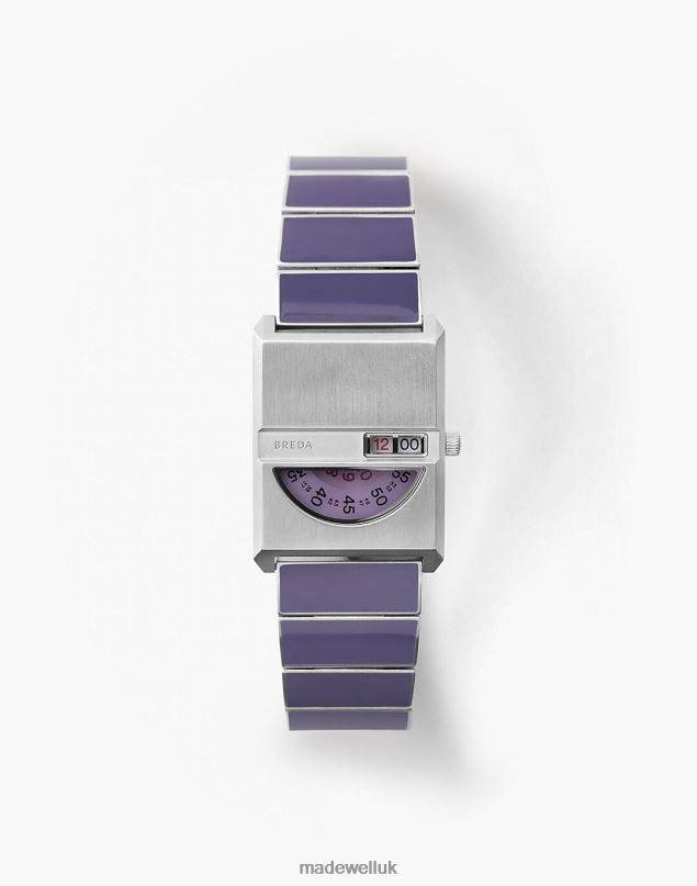 Madewell Women BREDA Pulse with Metal Bracelet Watch, 26mm Accessories Purple 8P4861318
