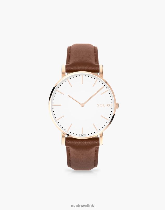 Madewell Women Solios Watches Eco Vegan Case Accessories Cream 8P4862285
