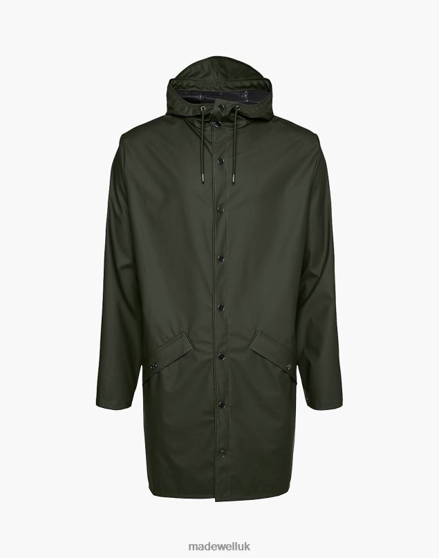 Madewell Women Rains TM Long Jacket Clothing Light Green 8P4862167