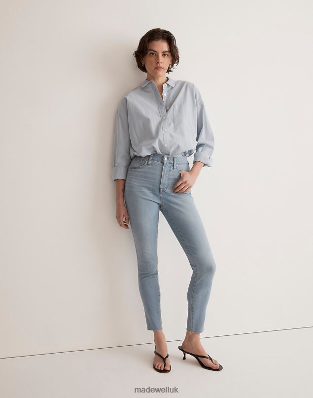 Madewell Women 10'' High-Rise Skinny Crop Jeans Clothing Charlemont Wash 8P4862516