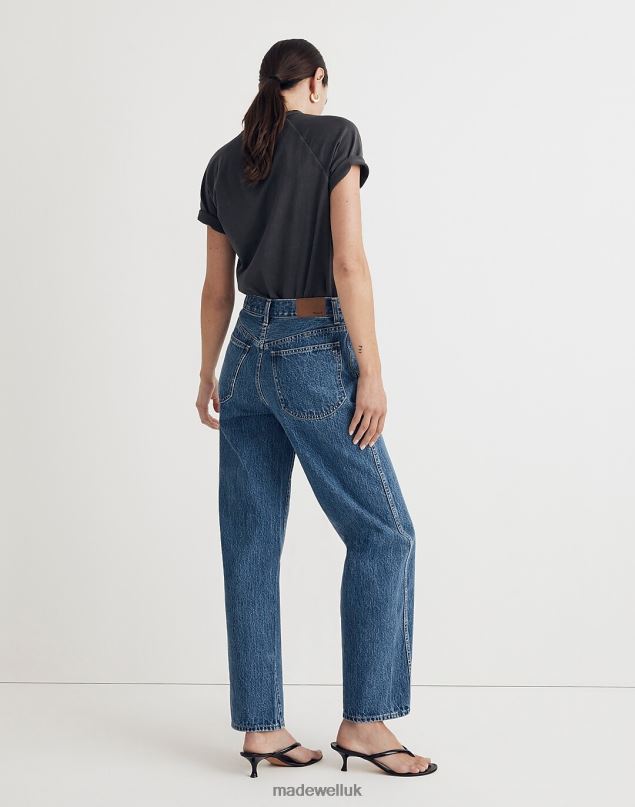 Madewell Women Baggy Straight Jean Clothing Ensenada Wash 8P4862548