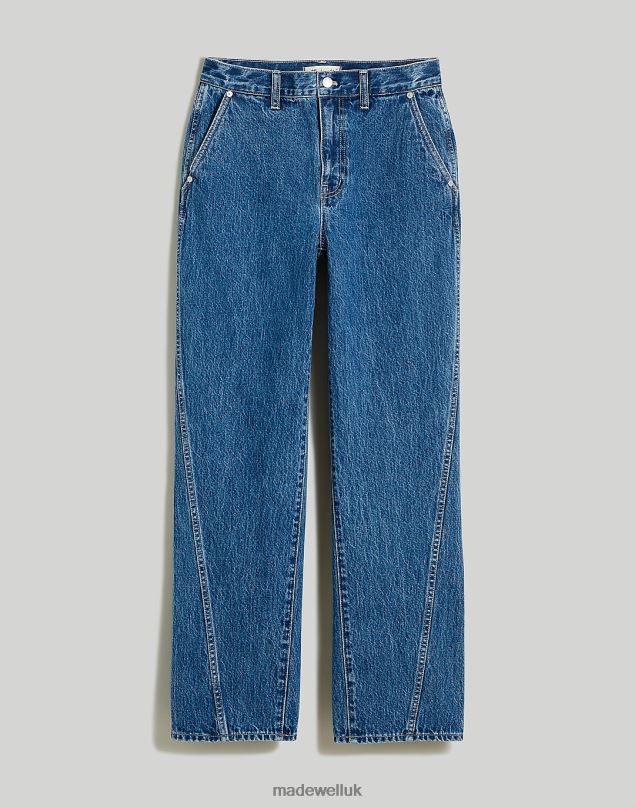 Madewell Women Baggy Straight Jean Clothing Ensenada Wash 8P4862548