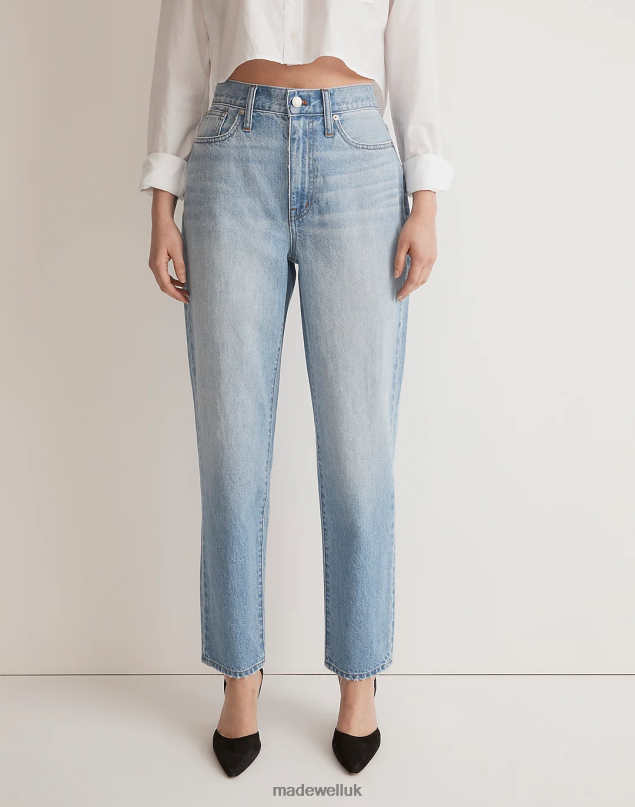 Madewell Women Baggy Tapered Jeans Clothing Glennie Wash 8P4862513