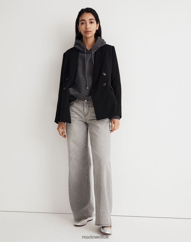 Madewell Women Low-Rise Superwide-Leg Jeans Clothing Heywood Wash 8P4862496