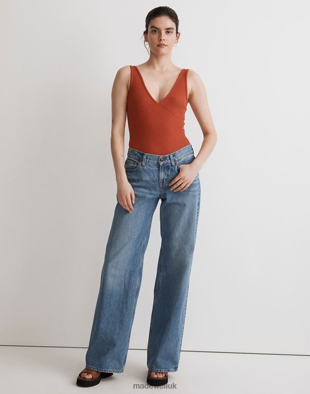 Madewell Women Low-Rise Superwide-Leg Jeans Clothing Mainview Wash 8P4862497