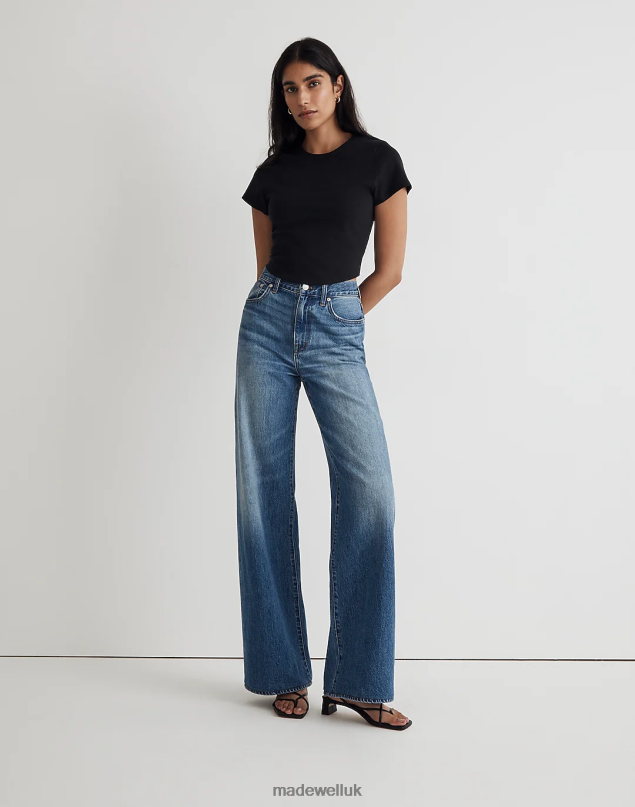 Madewell Women Superwide-Leg Jeans Clothing Fannin Wash 8P4862477