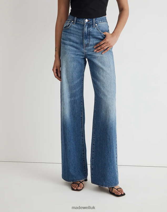 Madewell Women Superwide-Leg Jeans Clothing Fannin Wash 8P4862477