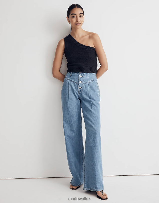 Madewell Women Superwide-Leg Jeans Clothing Lockland Wash 8P4862512
