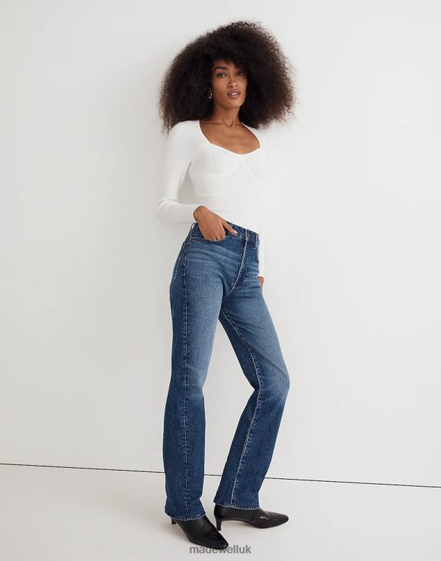 Madewell Women The '90s Straight Jean Clothing Barlow Wash 8P4861047