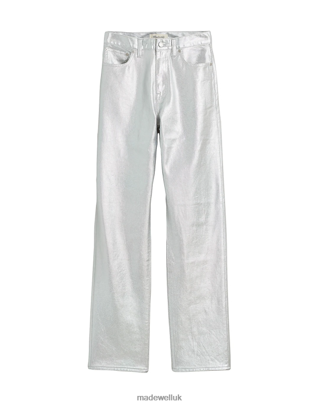 Madewell Women The '90s Straight Jean Clothing Silver Foil 8P4861145