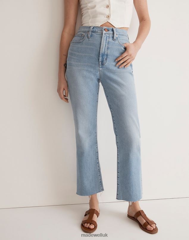 Madewell Women The Perfect Vintage Flare Crop Clothing Crester Wash 8P4862532