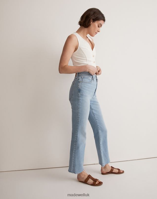 Madewell Women The Perfect Vintage Flare Crop Clothing Crester Wash 8P4862532