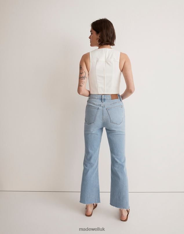 Madewell Women The Perfect Vintage Flare Crop Clothing Crester Wash 8P4862532