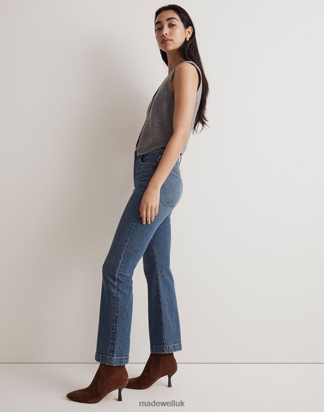 Madewell Women The Perfect Vintage Flare Crop Clothing Larison Wash 8P4861103