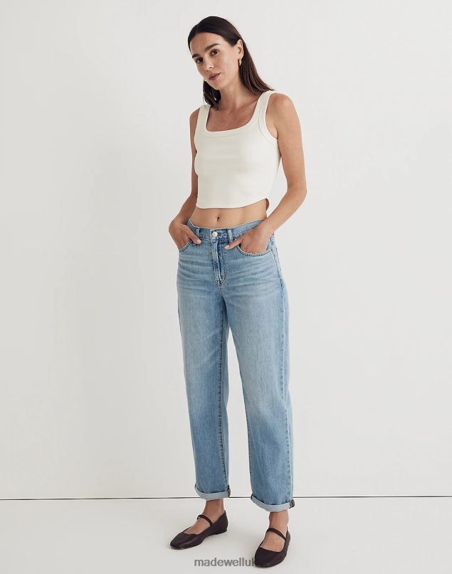 Madewell Women The Slouchy Boyjean Clothing Rubyvale Wash 8P4862467