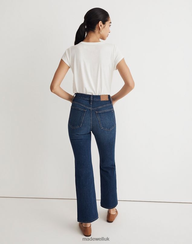 Madewell Women The Perfect Vintage Flare Crop Clothing Corgan Wash 8P4861054