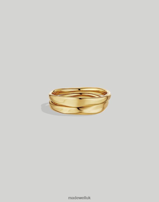Madewell Women SOKO Bahari Bangle Set Collection Gold 8P4862239