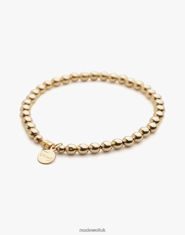 Madewell Women Charlotte Cauwe Studio Bead Bracelet in 5mm Jewelry Gold 8P4861385