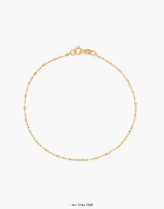 Madewell Women Kinn Diamond Cut Rolo Chain Bracelet Jewelry Gold 8P4861736