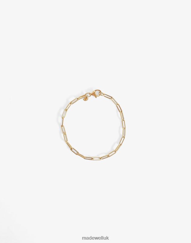 Madewell Women Kinn Petite Link Chain Bracelet Jewelry Gold 8P4861744