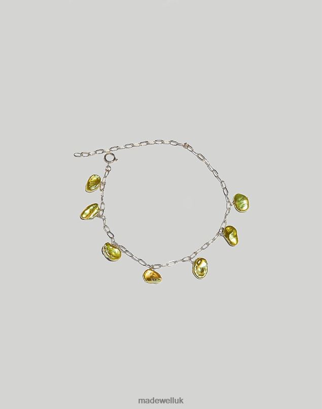Madewell Women MUNS Orilla Charm Bracelet Jewelry Gold 8P4861948
