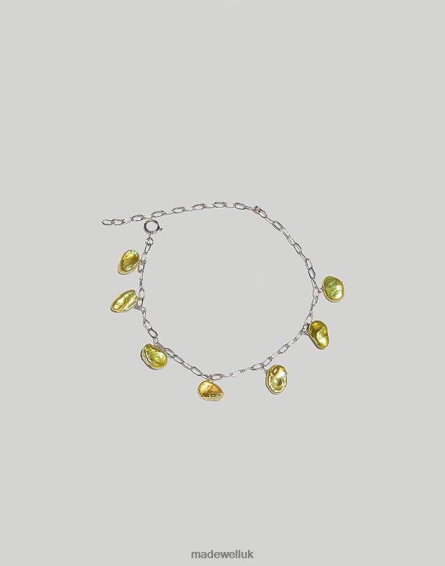 Madewell Women MUNS Orilla Charm Bracelet Jewelry Silver 8P4861949