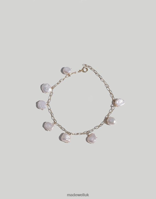 Madewell Women MUNS Playa Charm Bracelet Jewelry Gold 8P4861952