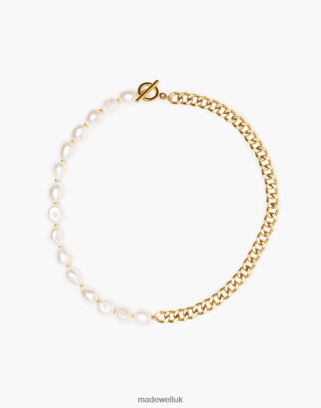 Madewell Women Petit Moments Attica Pearl Jewelry Gold 8P4862100