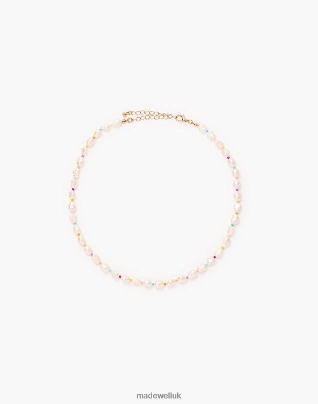 Madewell Women Petit Moments Rainbow Pearl Jewelry Gold 8P4862099