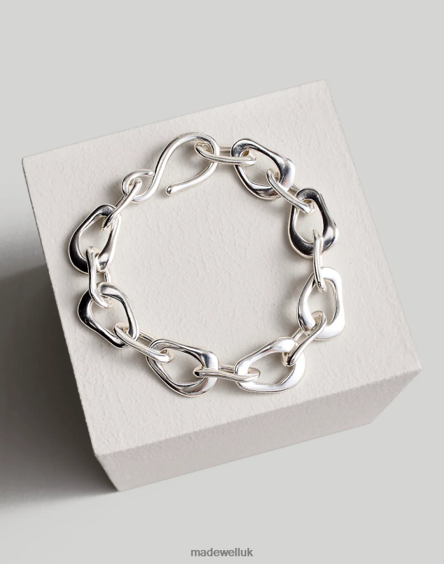 Madewell Women The Collection Chunky Chain Bracelet Jewelry Sterling Silver 8P486825