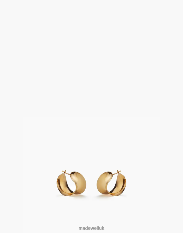 Madewell Women AGMES Mini Laila Hoops Jewelry Gold 8P4861174