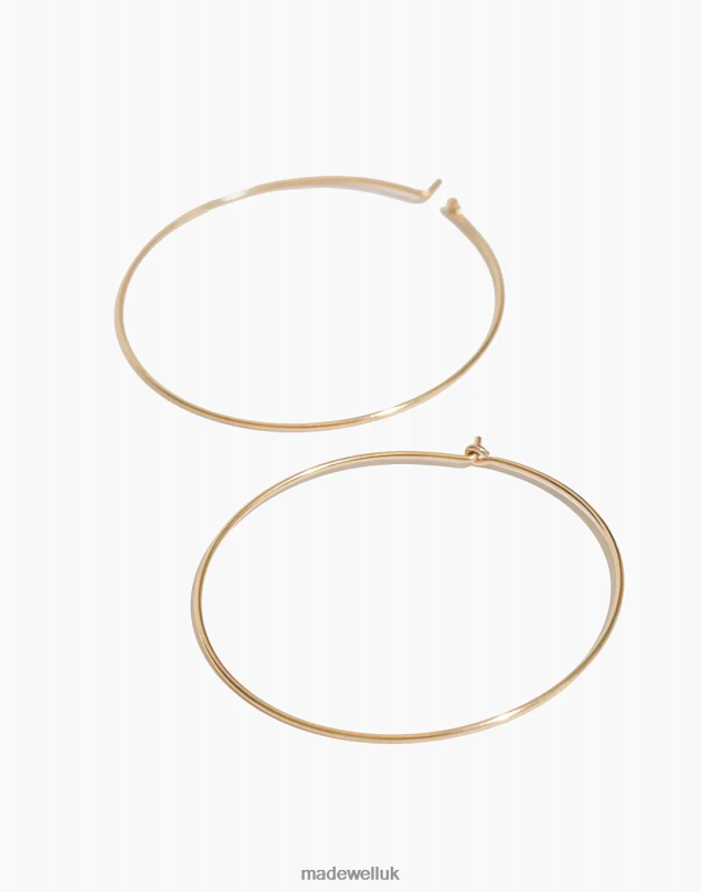 Madewell Women BYCHARI HOOP EARRINGS Jewelry Gold 8P4861343