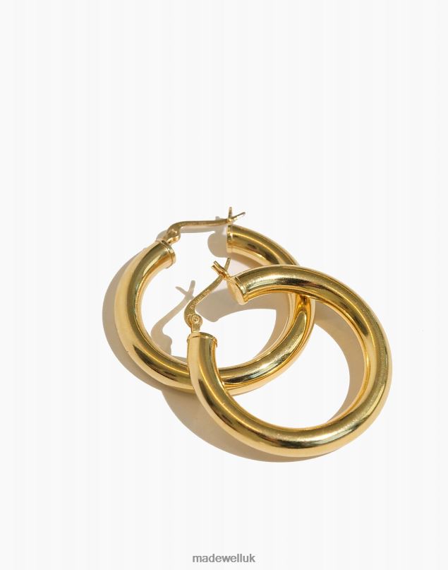 Madewell Women BYCHARI SADE HOOP EARRINGS Jewelry Gold 8P4861350
