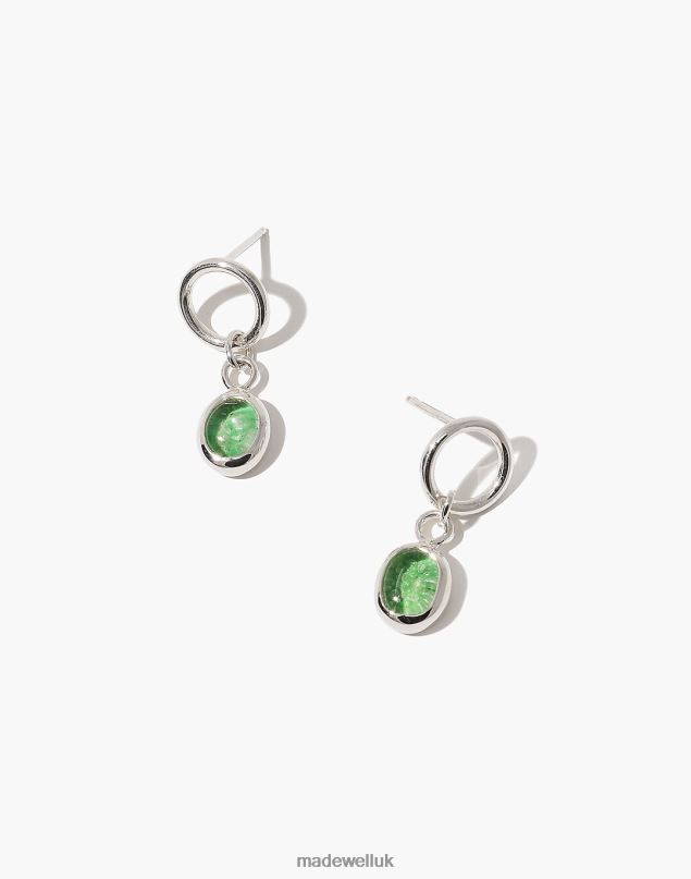 Madewell Women CLED Oval Dangling Earrings Jewelry Light Green 8P4861811
