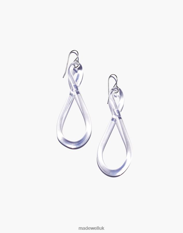 Madewell Women Jane D'Arensbourg Clear Twist Earrings Jewelry One Color 8P4861477