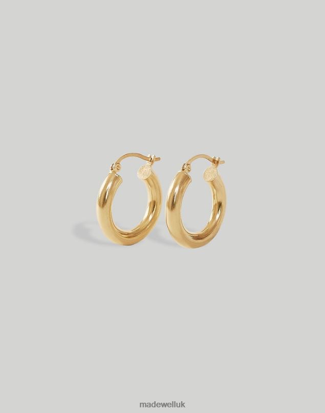 Madewell Women Kinn Classic Hoop Earrings Jewelry Gold 8P4861771