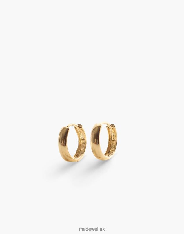 Madewell Women Kinn Mini Huggie Hoop Earrings Jewelry Gold 8P4861768